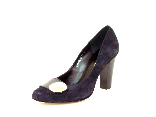 Туфли синие замшевые, арт. 530