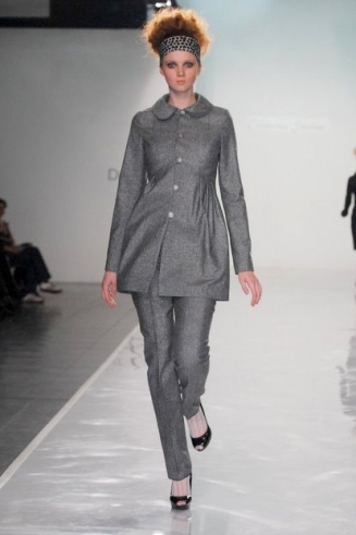 Пальто серебристый Тюльпан