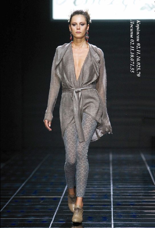 Лосины полупрозрачные серые