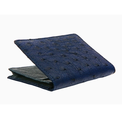 Визитница из кожи страуса