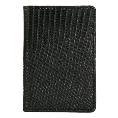 Изысканная визитница из кожи ящерицы