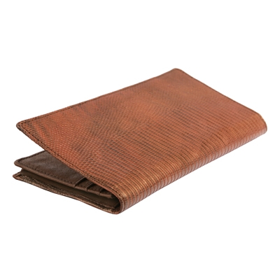 Элегантное портмоне из кожи ящерицы