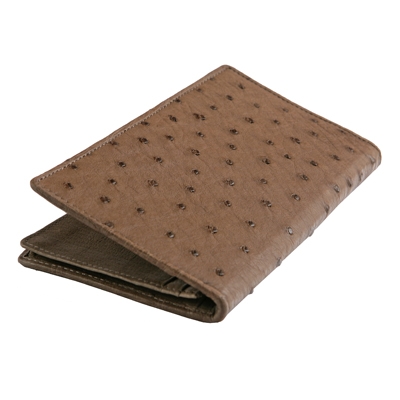 Портмоне из страусиной кожи