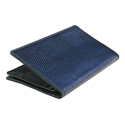 Перламутровое портмоне из кожи ящерицы