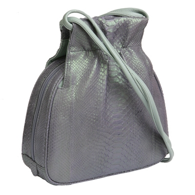 Гламурная сумочка из кожи питона