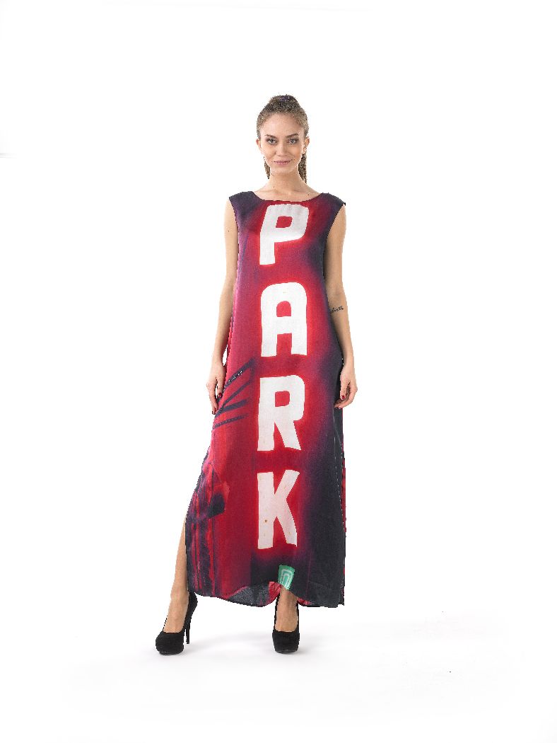 Свободное платье в пол "Park"