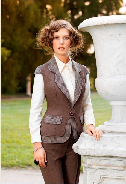 Двухцветный жакет