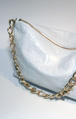 Сумочка "Вэй"на цепочке (белый)