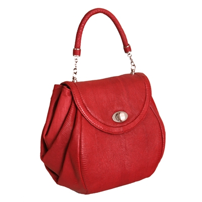 Очаровательная вечерняя сумочка из кожи ящерицы