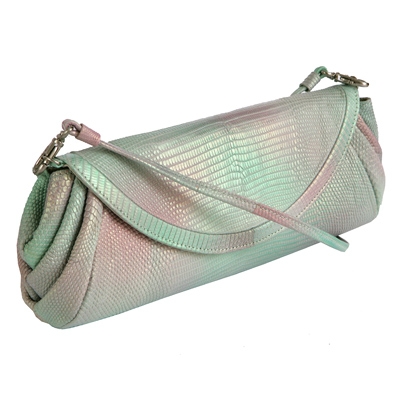 Утонченная сумка из кожи ящерицы