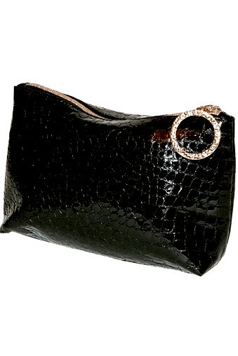 Косметичка стандарт (черный лак)