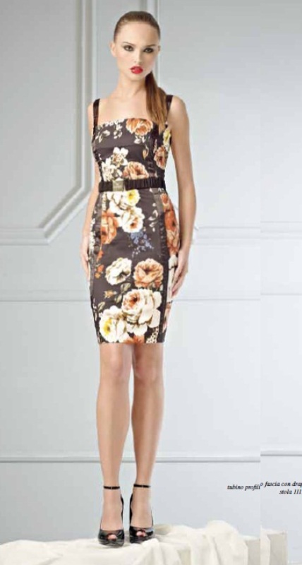 Облегающее платье для коктейля от ELEONORA AMADEI