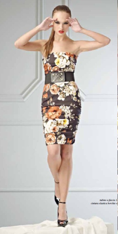 Маленькое платье с цветочным узором от ELEONORA AMADEI