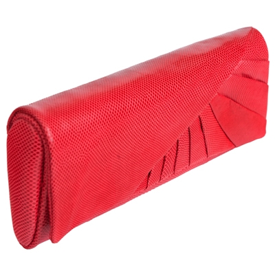 Маленькая сумочка из кожи змеи карунг