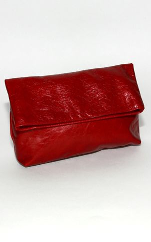 Сумочка клатч-конверт (красный)