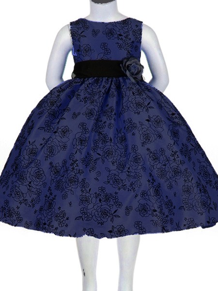 Детское платье "Первый бал" синее