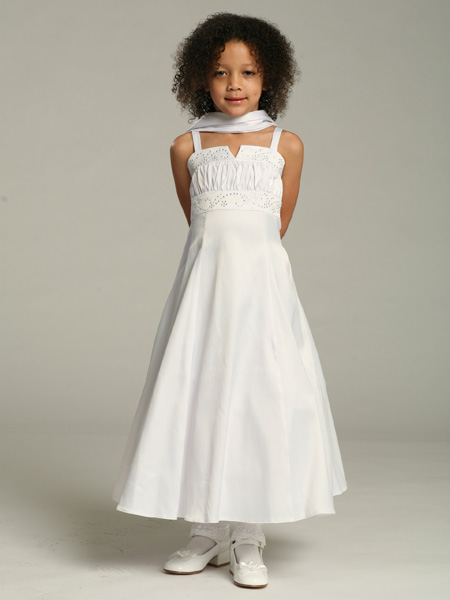 Детское платье "Барби" белое