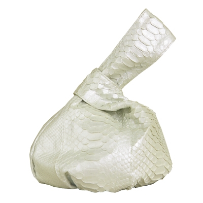 Оригинальная сумочка для невесты из кожи питона