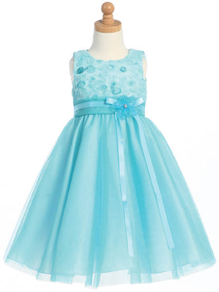 Платье "Голубая Роза"