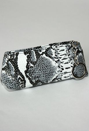 Ключница эксклюзив (черно-белый питон)