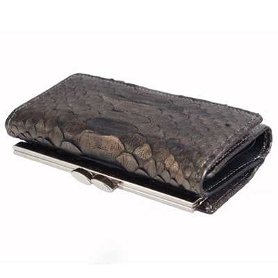 Шикарный кошелек из кожи питона