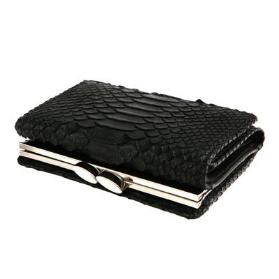 Классический кошелек из кожи питона