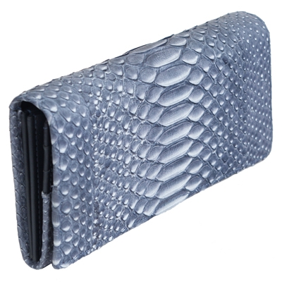 Стильный кошелек из кожи питона