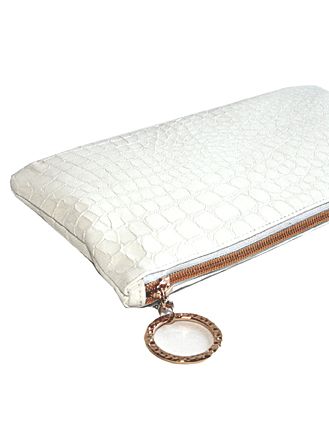 Портмоне (белый лак)