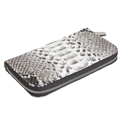 Стильное портмоне из кожи питона