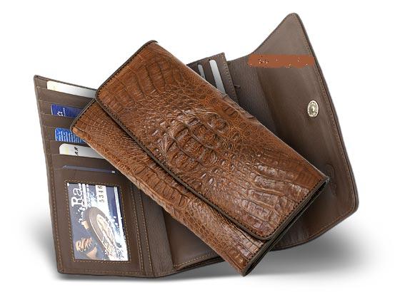 Портмоне женское из кожи крокодила