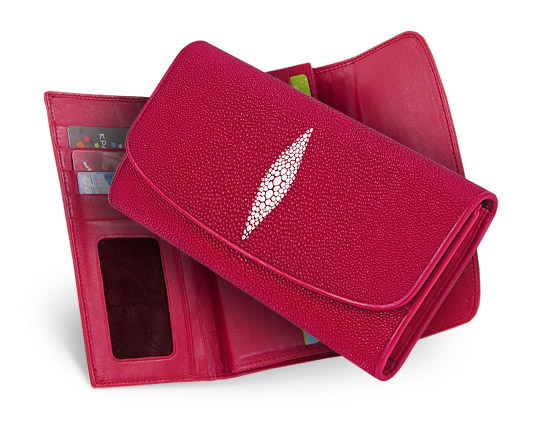 Портмоне женское из кожи ската