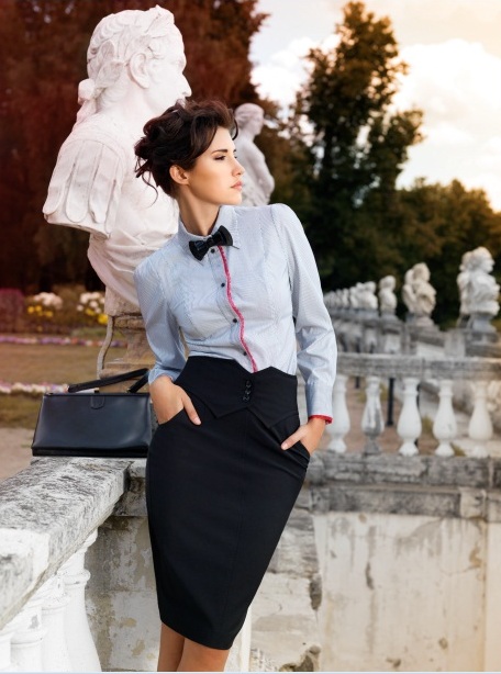 Юбка с необычным поясом