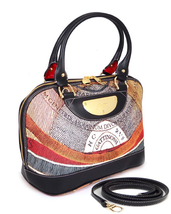 Изящная сумка с эффектным принтом. Gattinoni. «Planetarium»