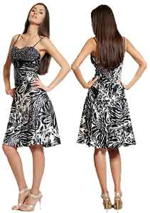 Платье "Тропическая ночь"