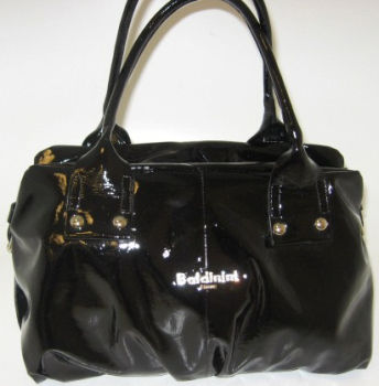Сумка женская черный лак (BAL014)