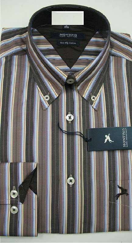 Рубашка мужская с воротом "баттон-даун"