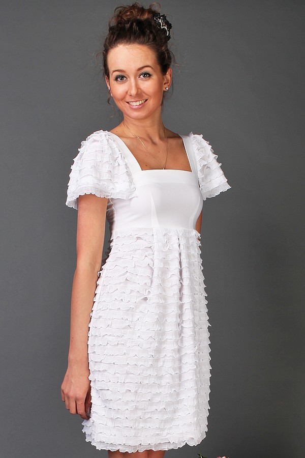 Платье «Белые облака»