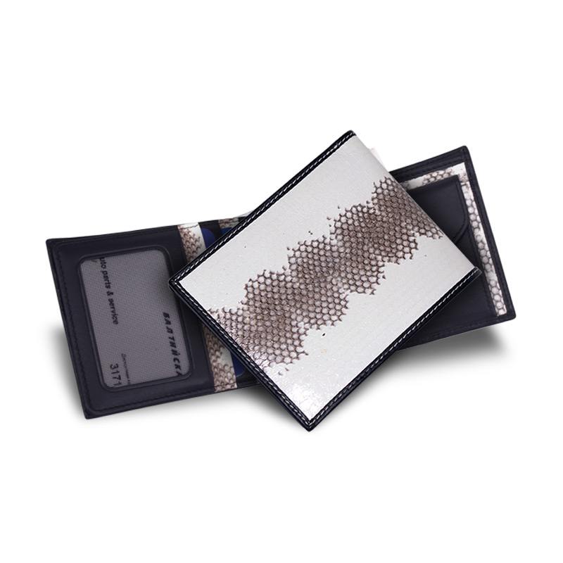 Мужской кошелек из змеиной кожи