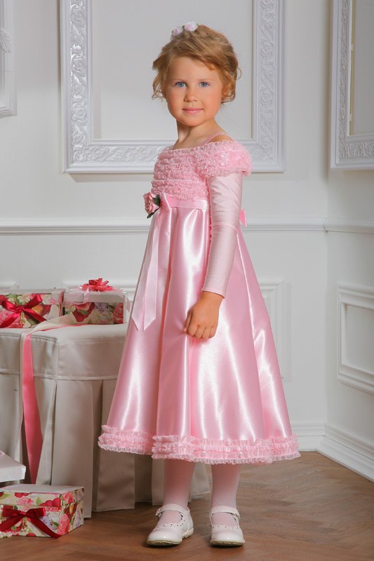 Детское платье "Наташа" розовое