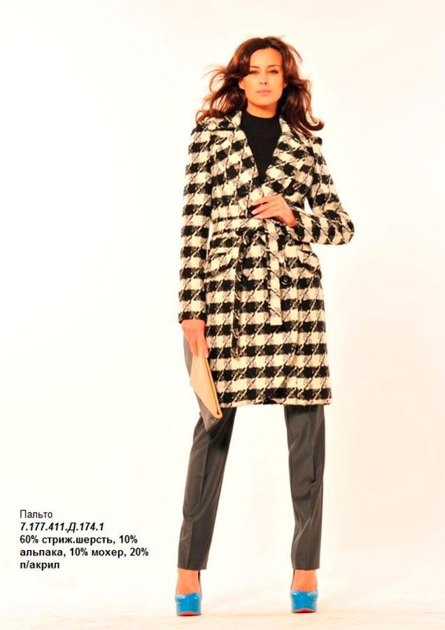 Пальто «Шахматы»
