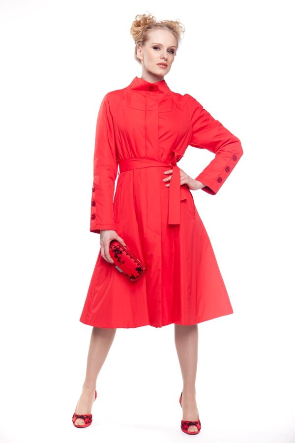 Алое пальто "Луиза"