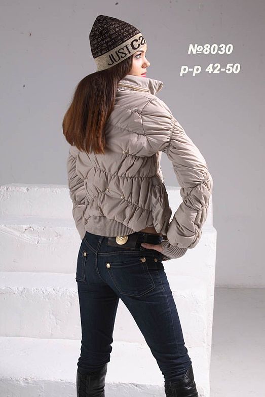 Куртка весенняя 8030 светлая