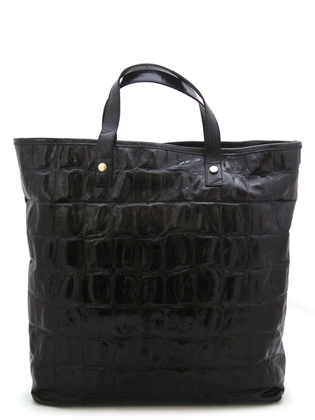 Сумка крокодил черный GIANNI CHIARIANI