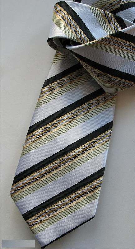 Галстук мужской слим полосатый