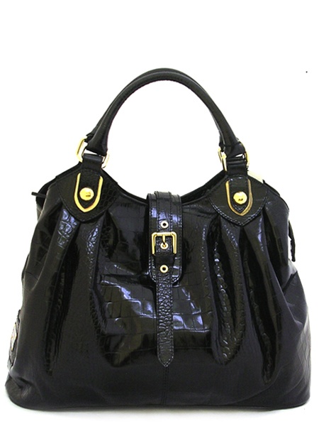 Сумка женская черный крокодил