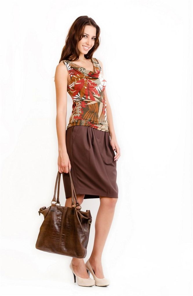 Юбка с широким поясом от Лады Калининой