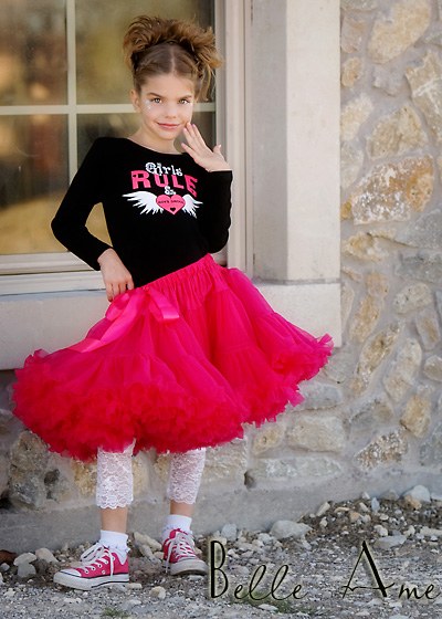 Пышная юбка "Малинка"