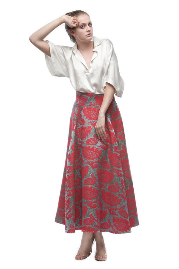 Блузка с роскошными рукавами в стиле "кимоно"