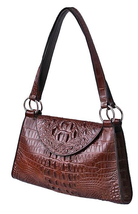 Женская сумка из кожи крокодила 013