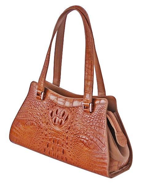 Женская сумка из кожи крокодила 010